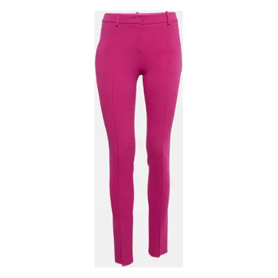 Emilio Pucci Pink Jersey Pintuck Detail Trousers