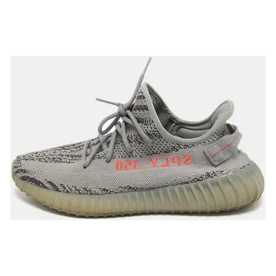 Yeezy x Adidas Grey Knit Fabric Boost V2 Beluga 2.0 Sneakers Size