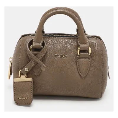 Dkny Beige Leather Satchel