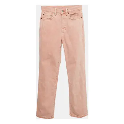 Acne Studios Pink Denim Straight Leg Jeans Waist 25"