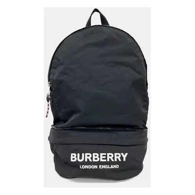 Burberry Black Fabric backpack bag