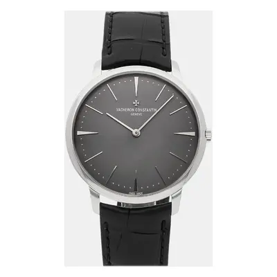 Vacheron Constantin Grey Platinum Patrimony 81180/000P-9539 Manual Winding Men's Wristwatch mm