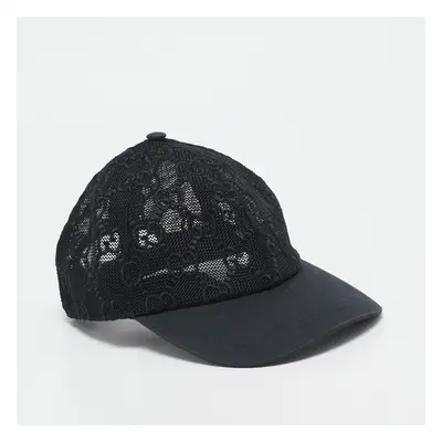 Gucci Black GG Motif Mesh Baseball Cap