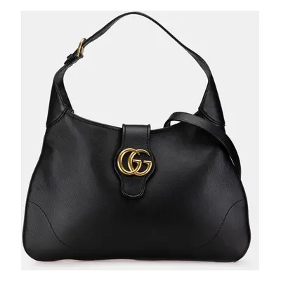 Gucci Black Medium Leather Aphrodite Crossbody Bag