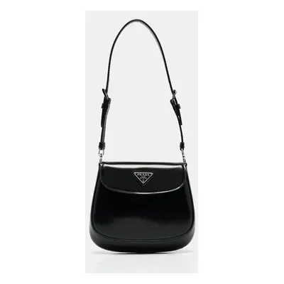 Prada Black Leather Mini Cleo Shoulder Bag