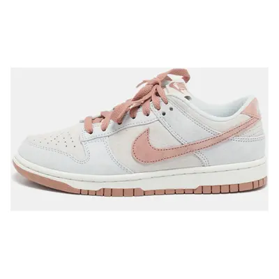 Nike Multicolor Suede Dunk Low Fossil Rose Sneakers Size 38.5