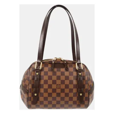 Louis Vuitton Brown Damier Ebene Rivington PM Shoulder Bag