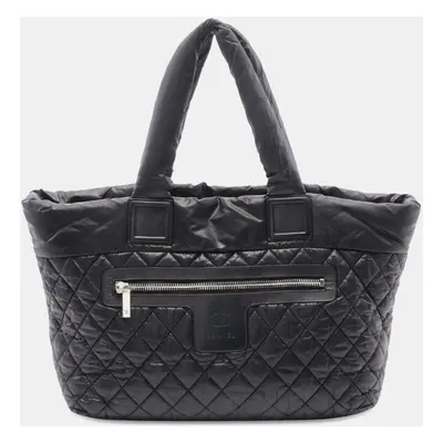 Chanel Black Nylon Coco Cocoon Tote Bag