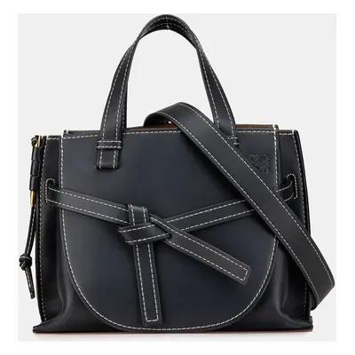 Loewe Black Medium Leather Gate Top Handle Satchel