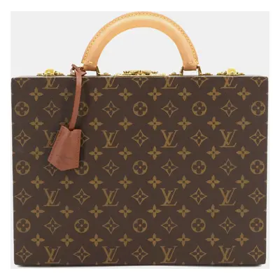 Louis Vuitton Brown Monogram Canvas Boite Bijoux Trunk Case