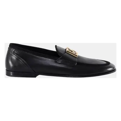 Dolce & Gabbana Black Leather Loafer EU