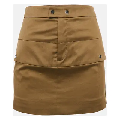 Gucci Brown Cotton Mini Skirt