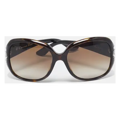 Dior Black Gradient DiorMinuit Crystals Square Sunglasses