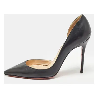 Christian Louboutin Black Leather Iriza Pumps Size