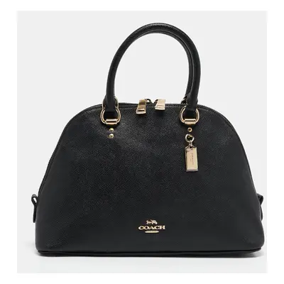 Coach Black Leather Katy Satchel