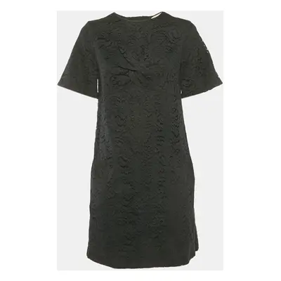 Nº21 Black Floral Lace Mini Dress