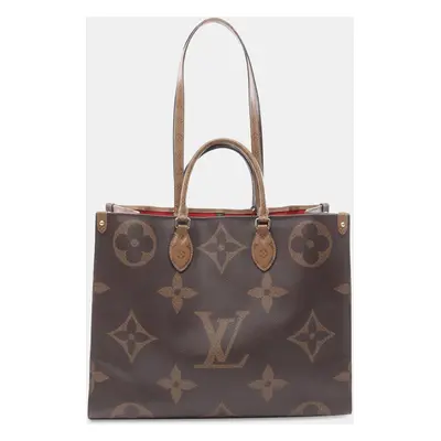 Louis Vuitton Brown Monogram Reverse Giant OnTheGo GM Tote Bag