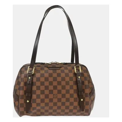 Louis Vuitton Damier Ebene Canvas Rivington GM Handbag