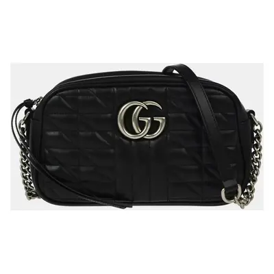 Gucci Black Marmont Shoulder Bag