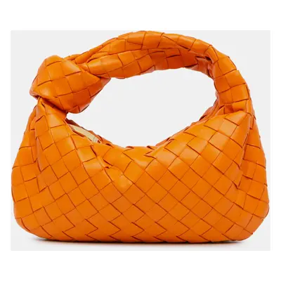 Bottega Veneta Orange Mini Nappa Intrecciato Jodie