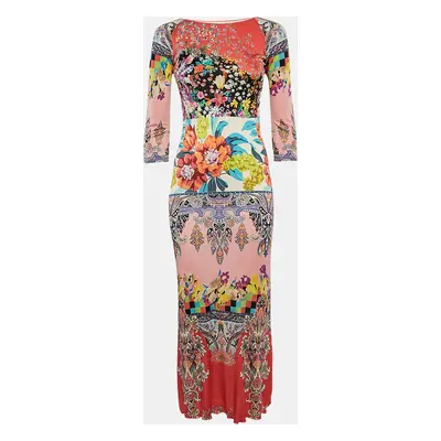 Etro Multicolor Printed Jersey Maxi Dress