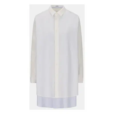 Loewe White Double Layer Shirt Dress Women’s FR