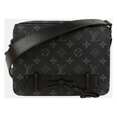 Louis Vuitton Monogram Eclipse Canvas Steamer Messenger Bag