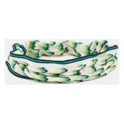 Missoni Green Patterned Crochet Head Band