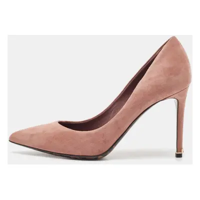 Dolce & Gabbana Old Rose Pink Suede Pointed Toe Pumps Size