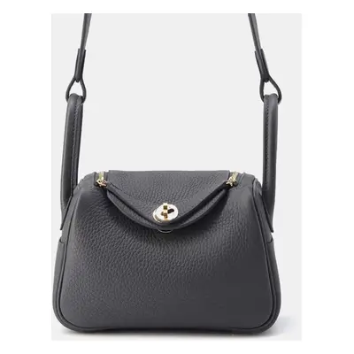 Hermes Lindy Ardoise Taurillon Clemence Size Mini