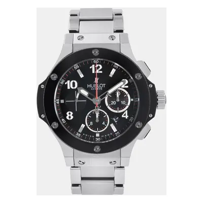 Hublot Black Stainless Steel Big Bang 301.SX.130.SX Automatic Men's Wristwatch mm