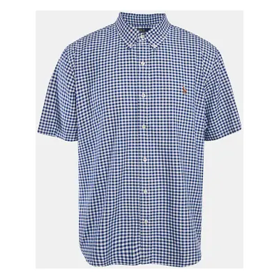 Polo Ralph Lauren Blue Gingham Check Cotton Classic Fit Shirt