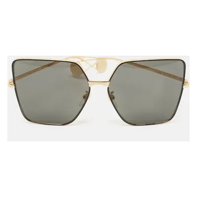 Gucci Black/Gold GG0436S Butterfly Sunglasses