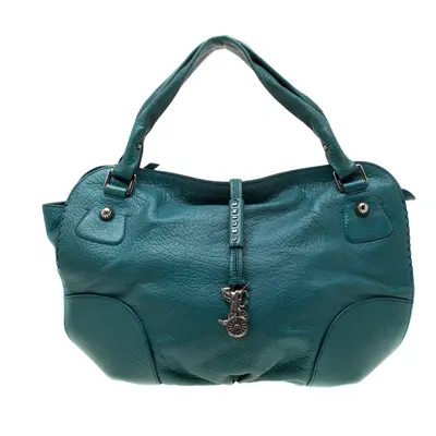 Celine Green Leather Hobo