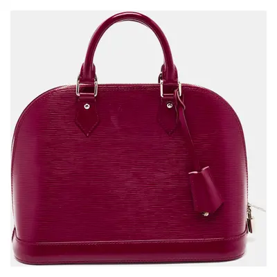 Louis Vuitton Fuchsia Epi Leather Alma PM Bag