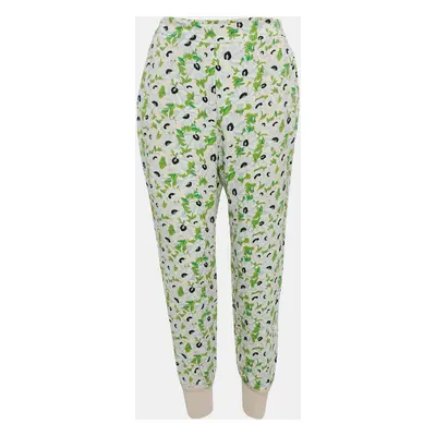 Stella McCartney Multicolor Floral Print Crepe Trousers