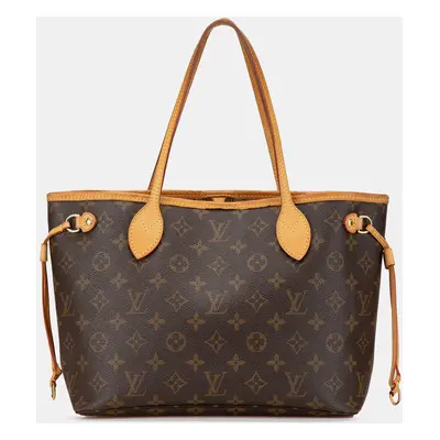 Louis Vuitton Brown Monogram Neverfull PM