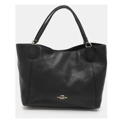 Coach Black Leather Edie Tote