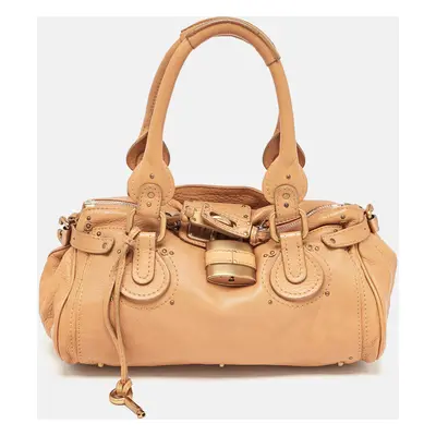 Chloe Brown Leather Paddington Satchel