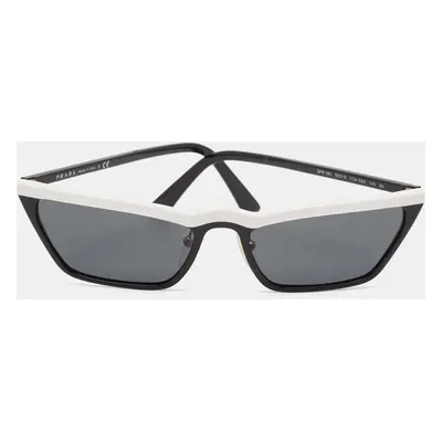 Prada Black/White SPR 19U Cat Eye Sunglasses