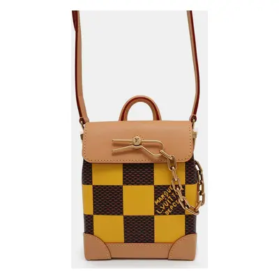 Louis Vuitton Yellow Damier Pop Nano Steamer Bag