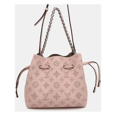 Louis Vuitton Bella Jasmin Pink Monogram Mahina Shoulder Bag