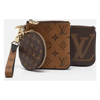 Louis Vuitton Monogram Canvas Trio Pouch