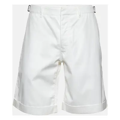 Alexander McQueen White Cotton Bermuda Shorts