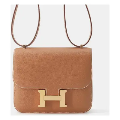 Hermes Constance3 Miroir Gold Epsom Size Mini