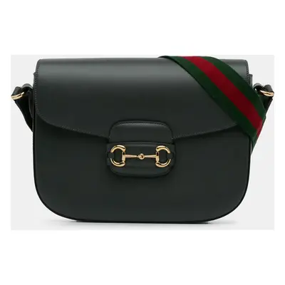 Gucci Black Horsebit Web Crossbody