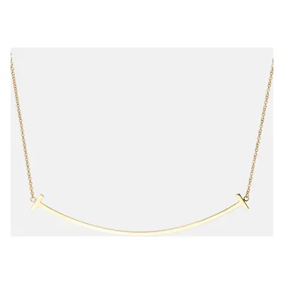 Tiffany & Co. T Smile 18k Yellow Gold Extra Large Pendant Necklace