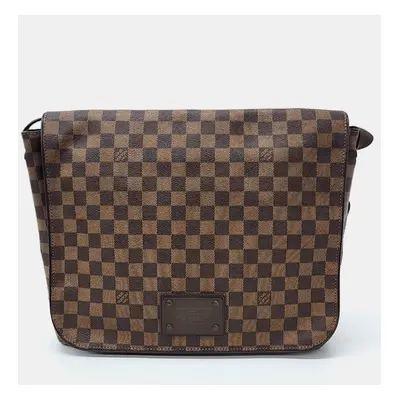 Louis Vuitton Brown PVC Damier Brooklyn MM bag