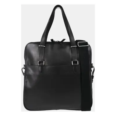 Hermes Black Evergrain Business Handbag