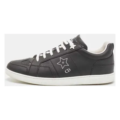 Dior Black Leather D-star Low Top Sneakers Size